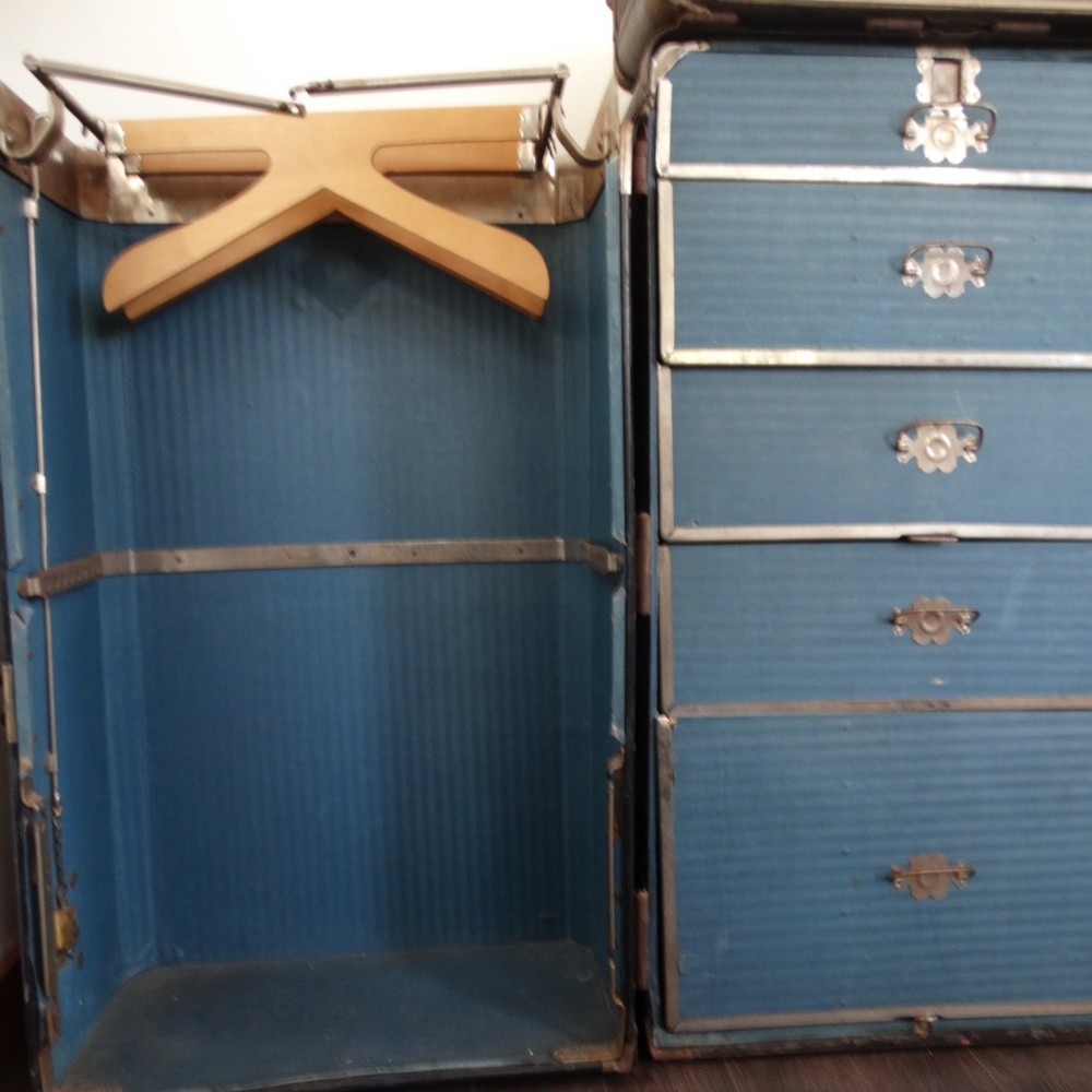 Vintage 1900s trunk antique - Picture 3 of 5